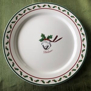 Polar Express Believe Bell Hallmark Plate